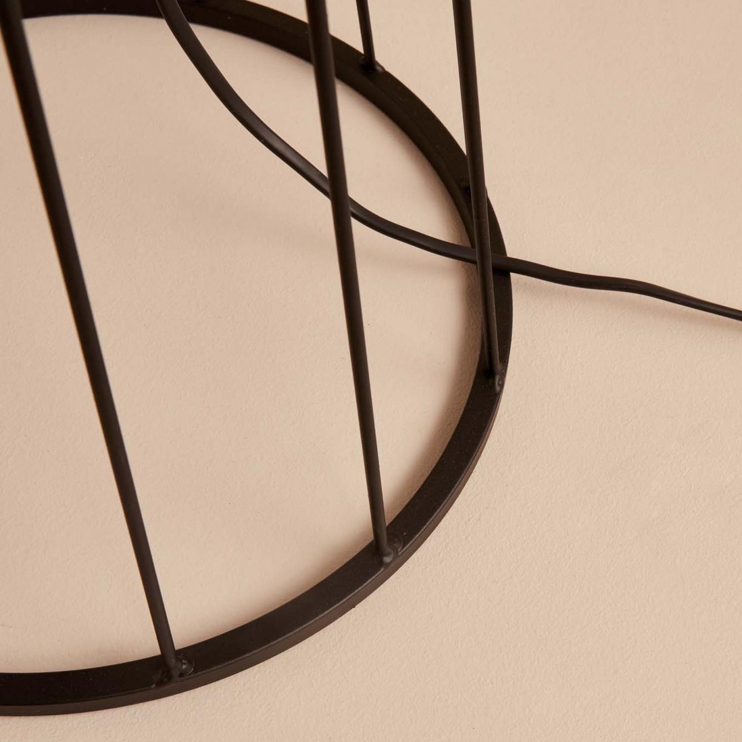 Milton Antrasit Konik Metal Ayaklı Lambader | ByLamp