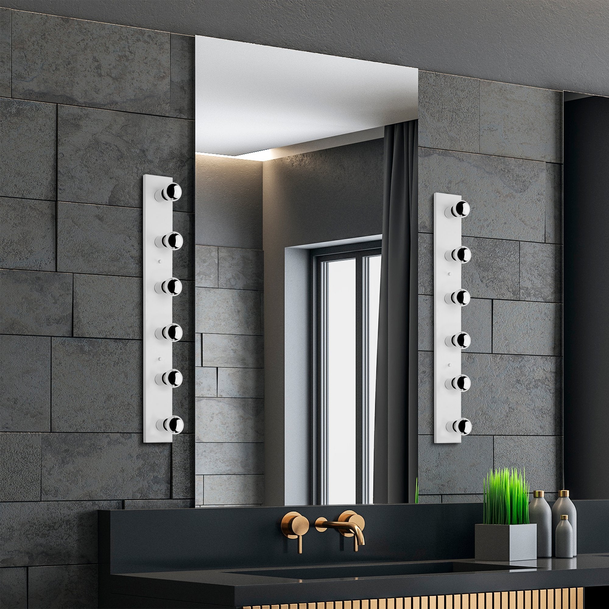 Mirro 12236 Black Rustik Aplik Duvar Aydınlatma | ByLamp