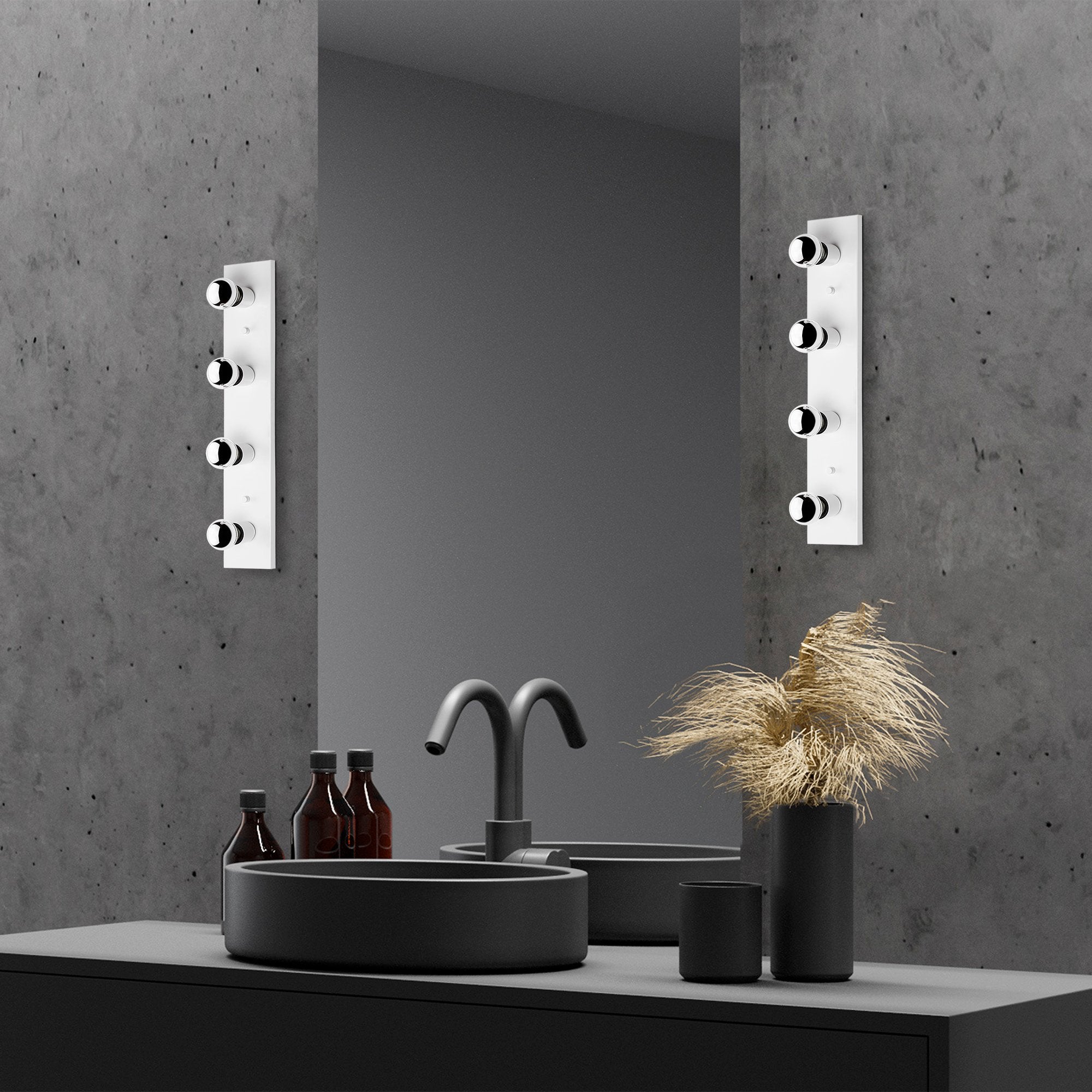 Mirro 12241 Black Rustik Aplik Duvar Aydınlatma | ByLamp