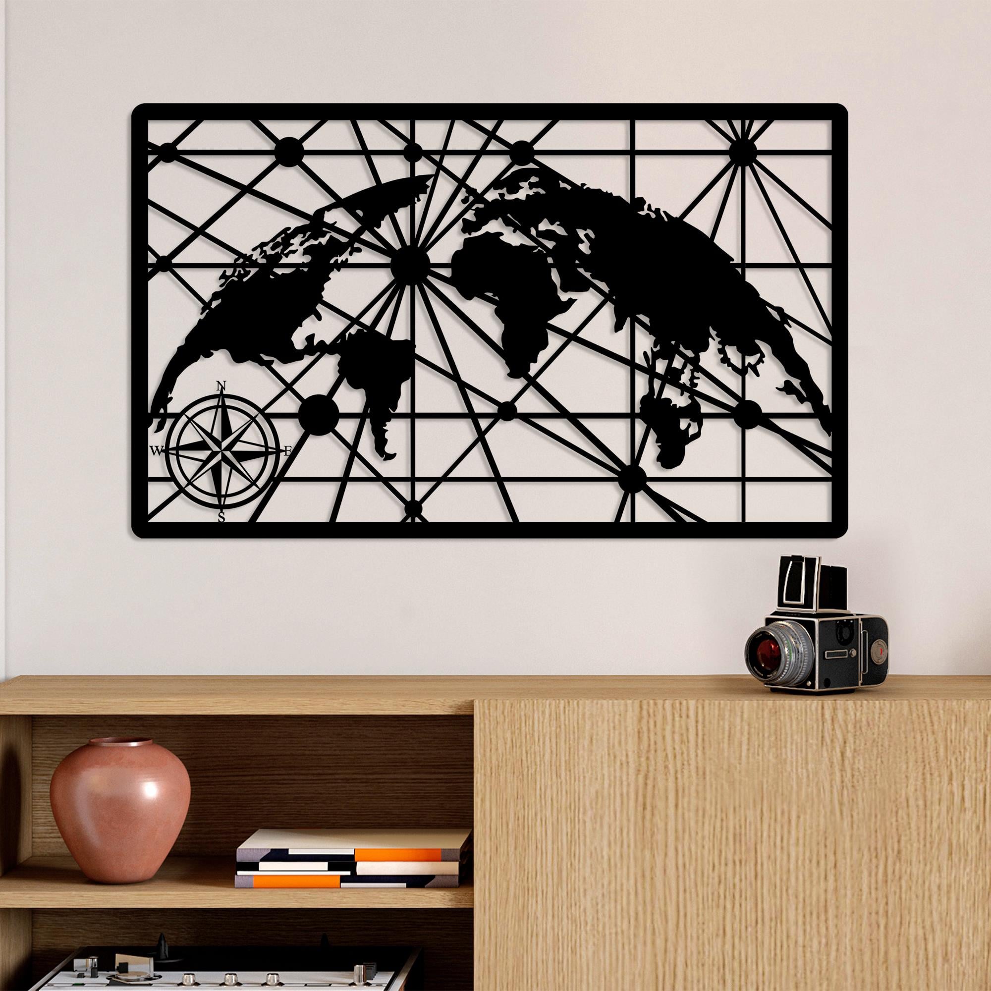 Model 619 Dekoratif Metal Duvar Tablosu | ByLamp