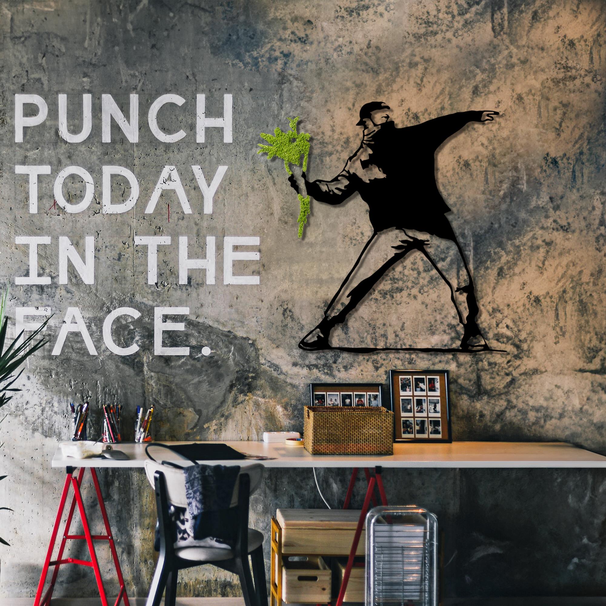 MODEL-1064-A Dekoratif Yosun Duvar Tablosu | ByLamp