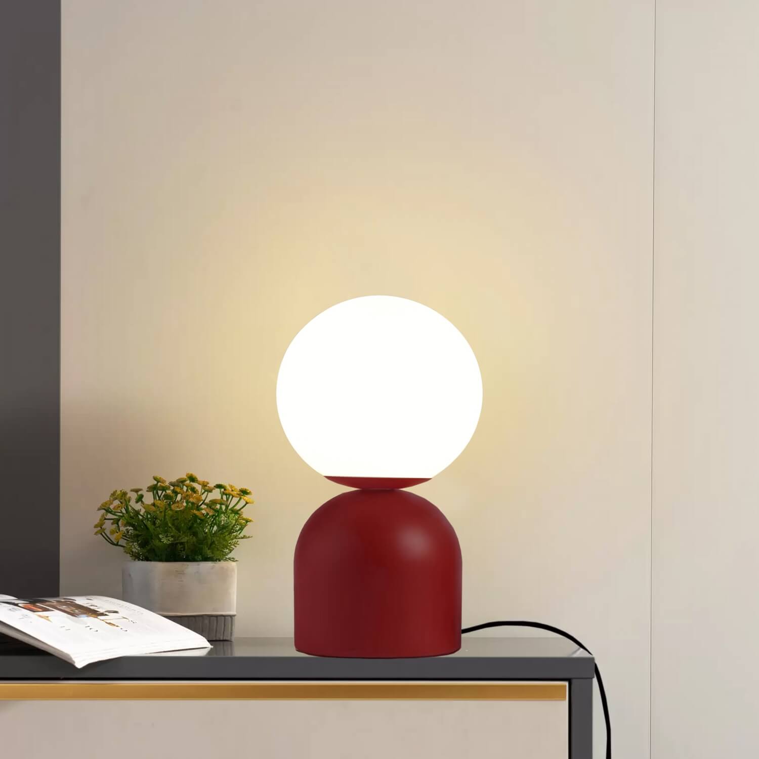 Monte Wine Red Masa Lambası | ByLamp