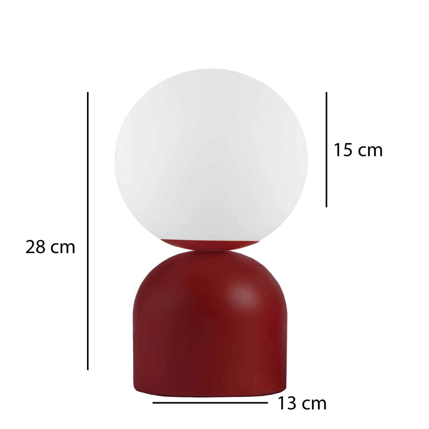 Monte Wine Red Masa Lambası | ByLamp