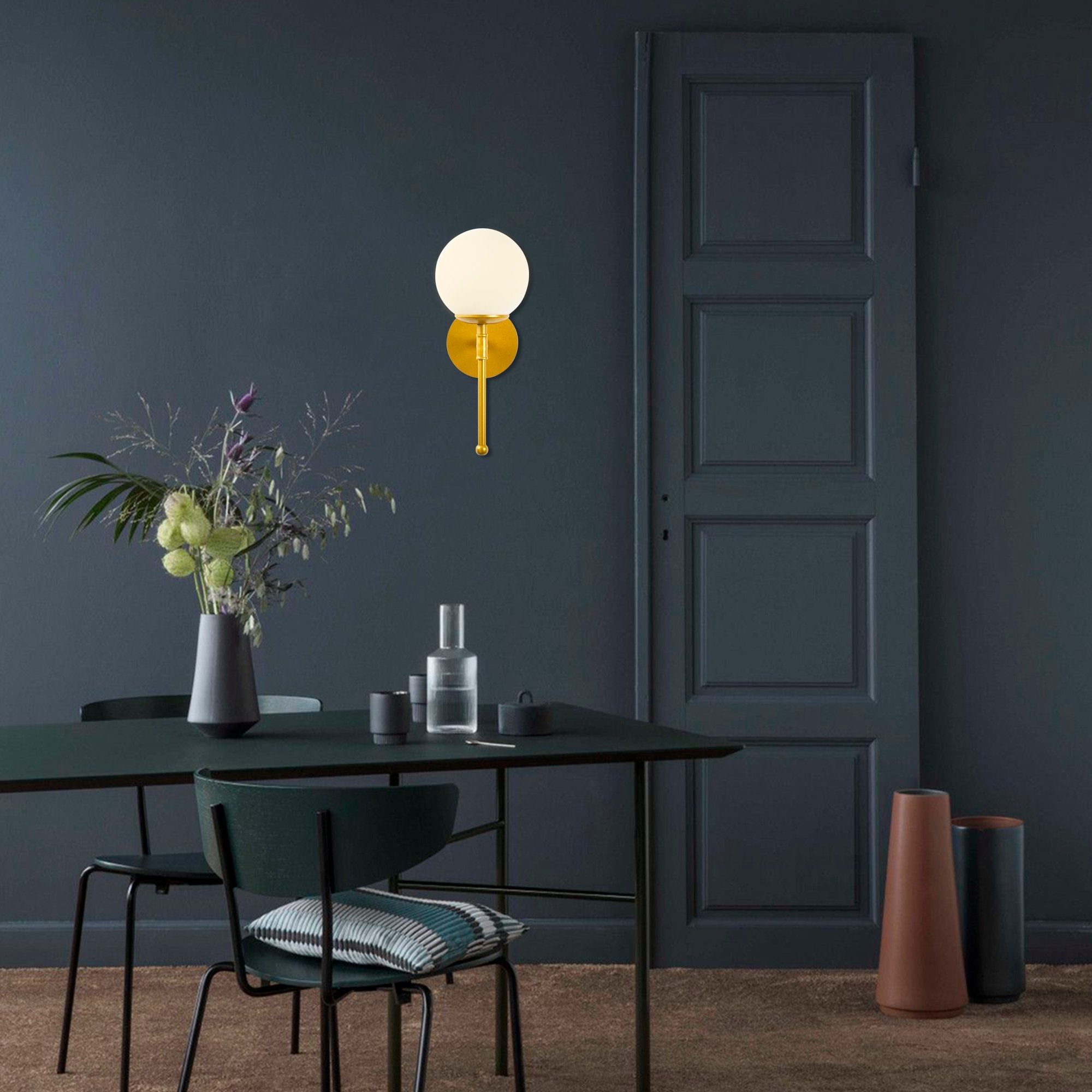 Mudoni MR 953 Cam Aplik Duvar Aydınlatma | ByLamp