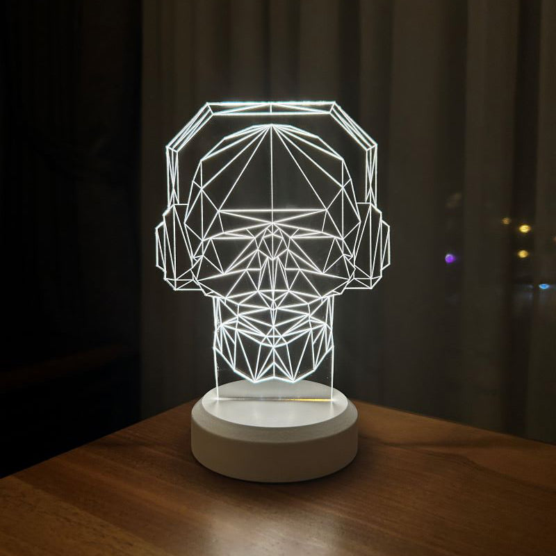 3D Music LED Lamp