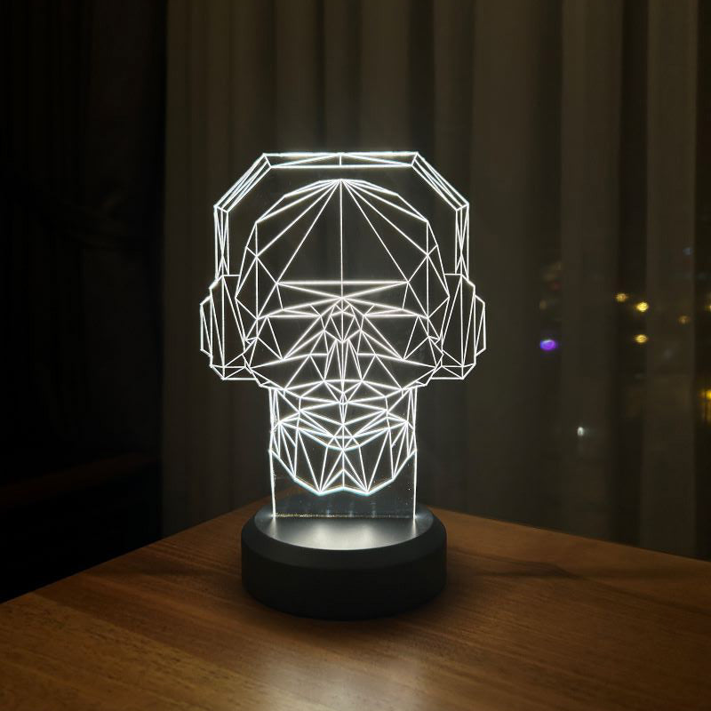 3D Music LED Lamp