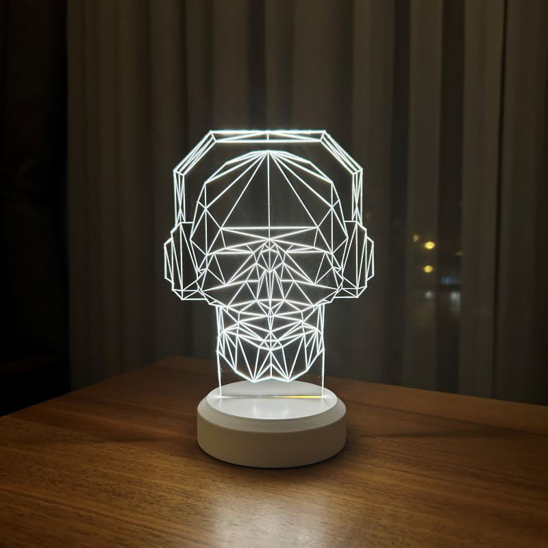 3D Music LED Lamp