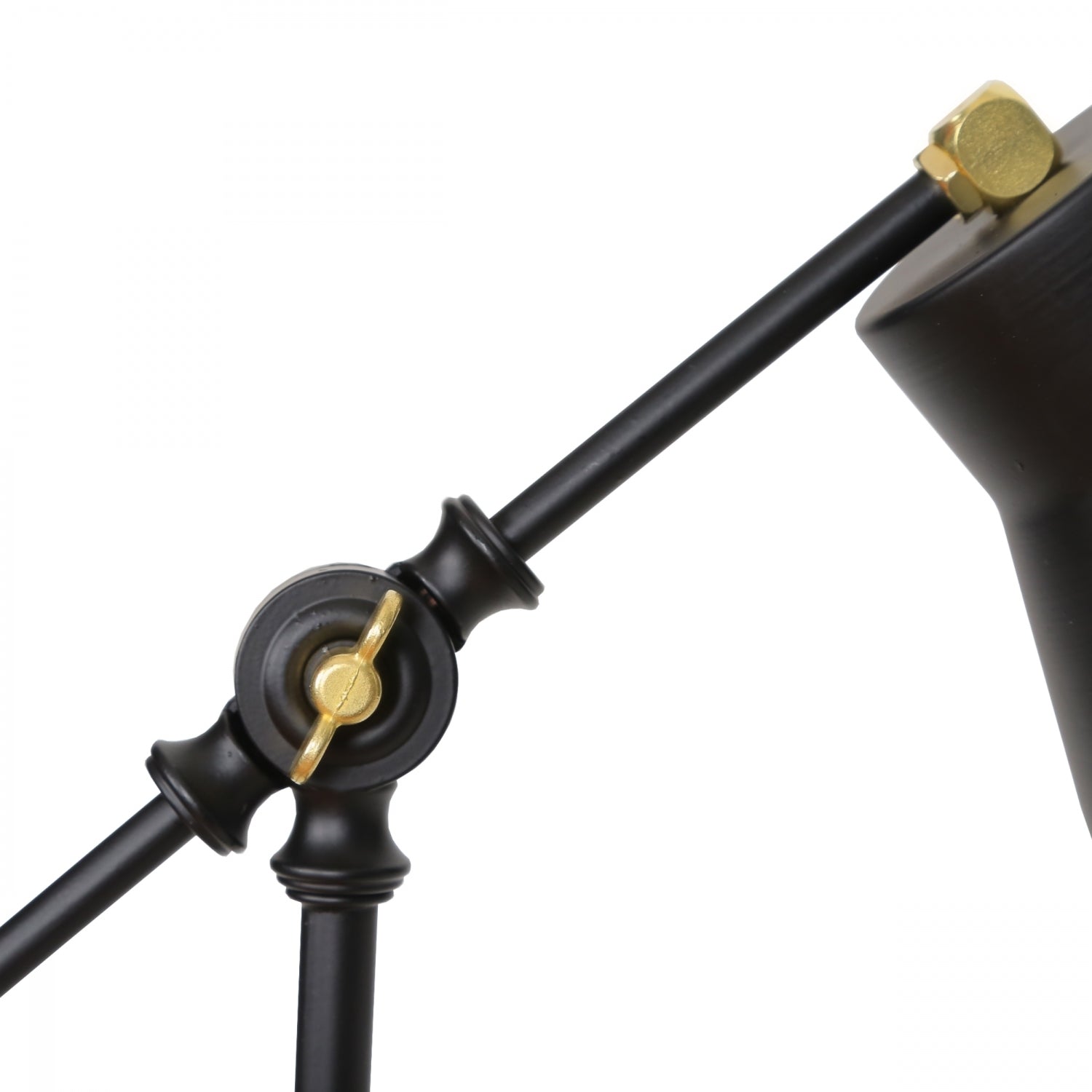 Old Study Desk Lamp Black