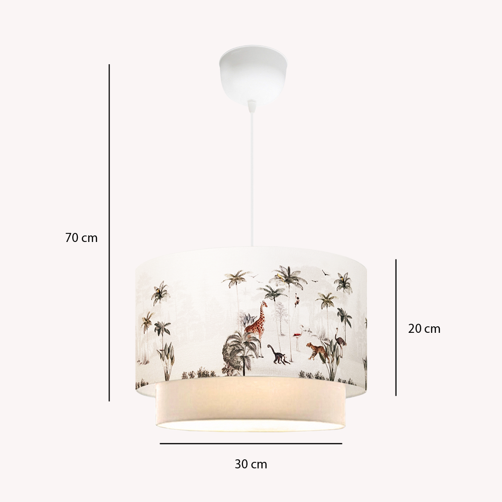 Kids Room Sleeping Cute Rabbit Pendant Chandelier Lamp | ByLamp