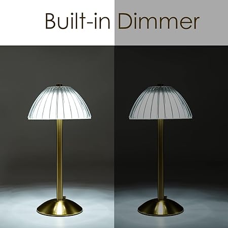 Oval Hat Crystal Table Lamp Touch 3 Light Color Dimmable