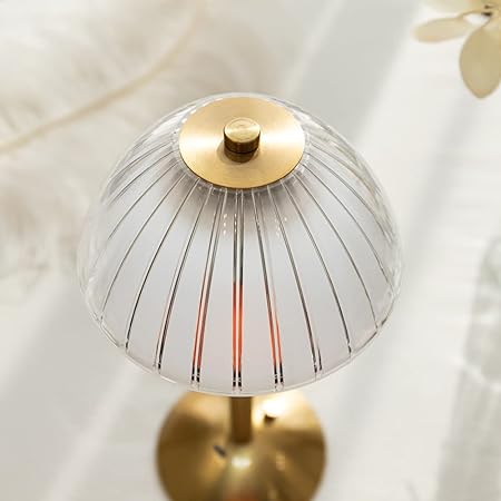 Oval Hat Crystal Table Lamp Touch 3 Light Color Dimmable