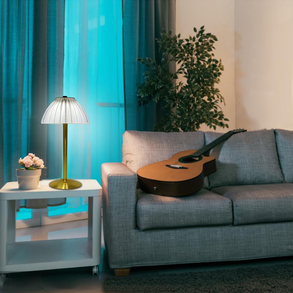 Oval Hat Crystal Table Lamp Touch 3 Light Color Dimmable