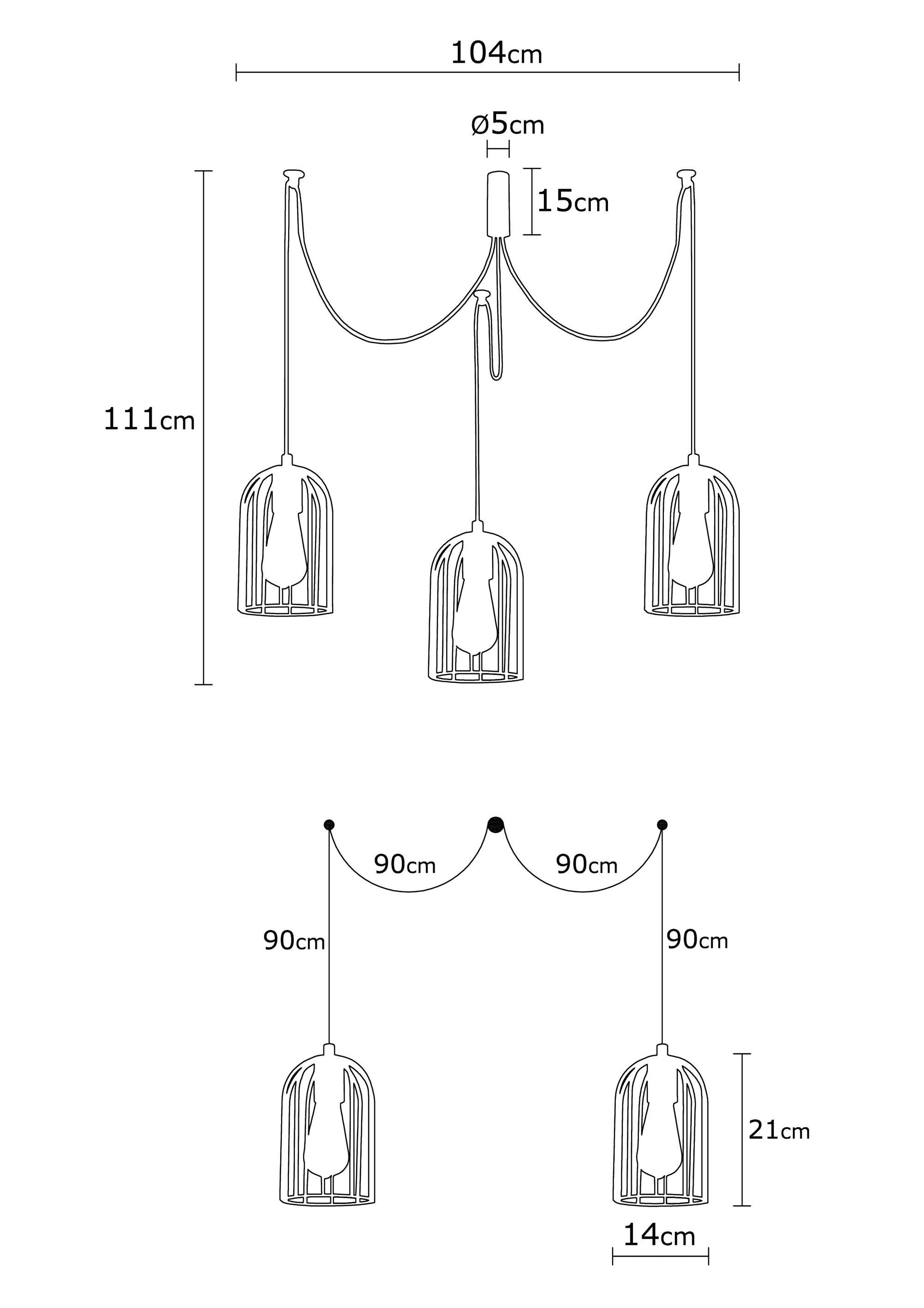 Pamukkale N 1216 Tel Sarkıt Aydınlatma | ByLamp