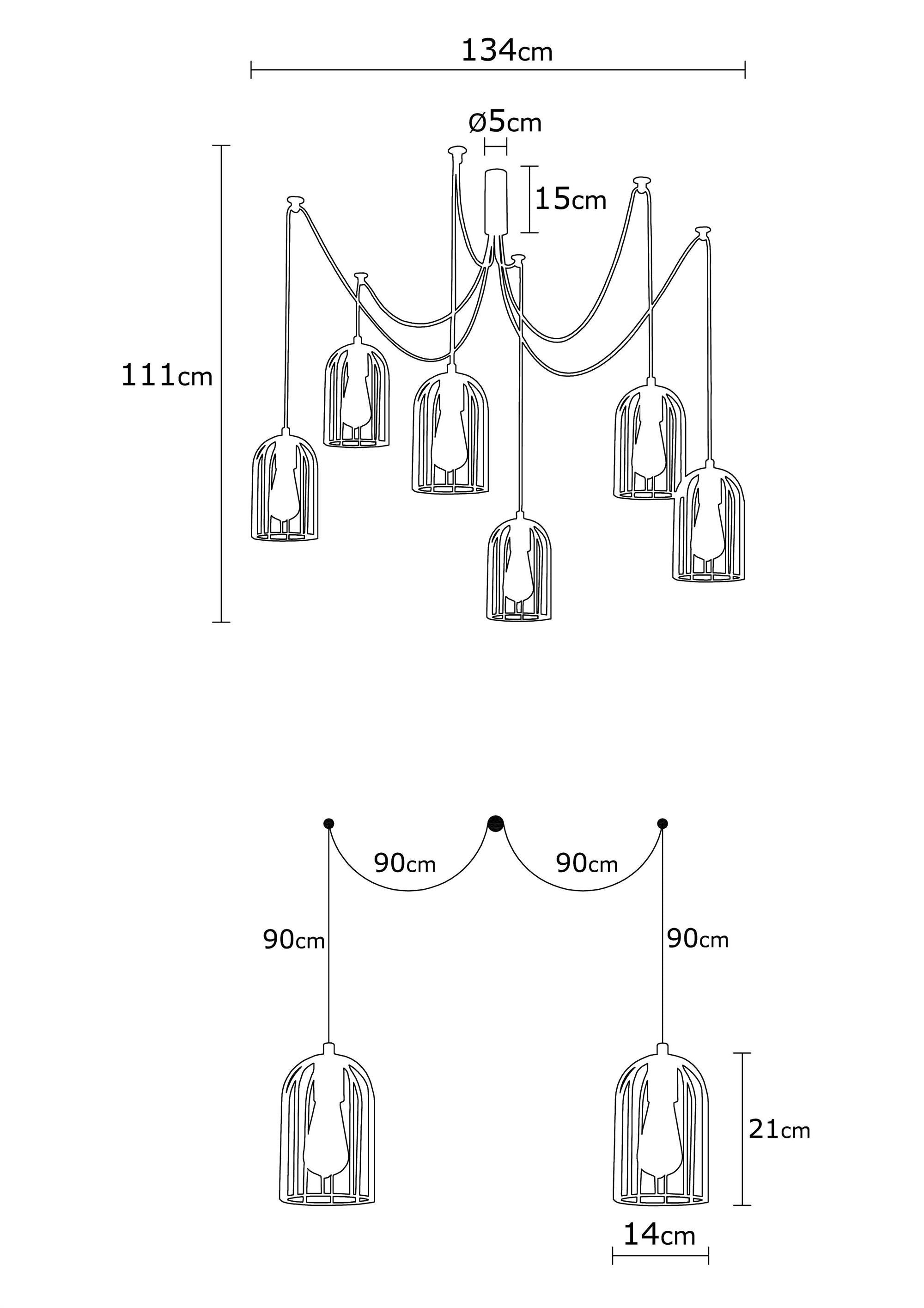 Pamukkale N 1217 Tel Sarkıt Aydınlatma | ByLamp