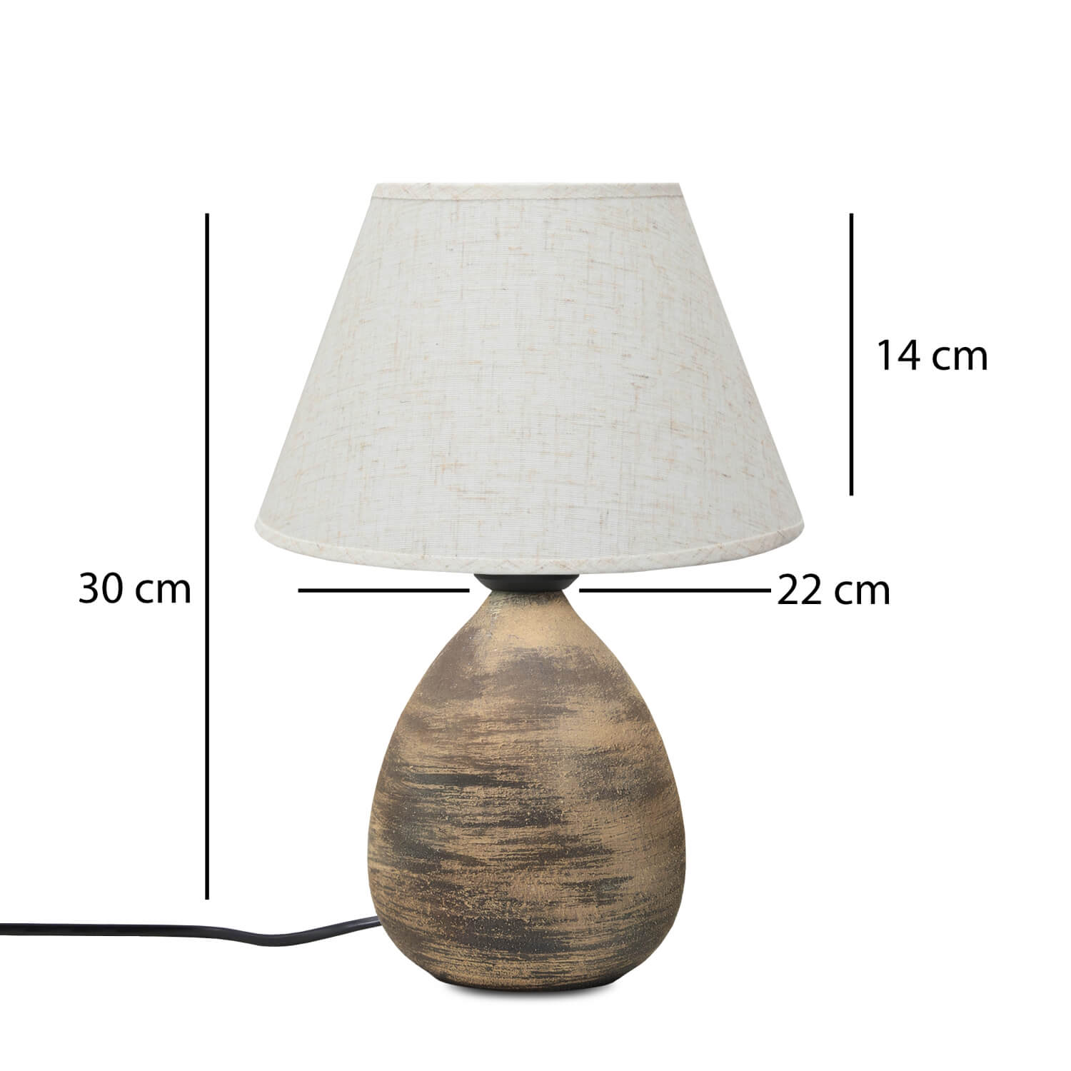 Paris Seramik Abajur Masa Lambası | ByLamp