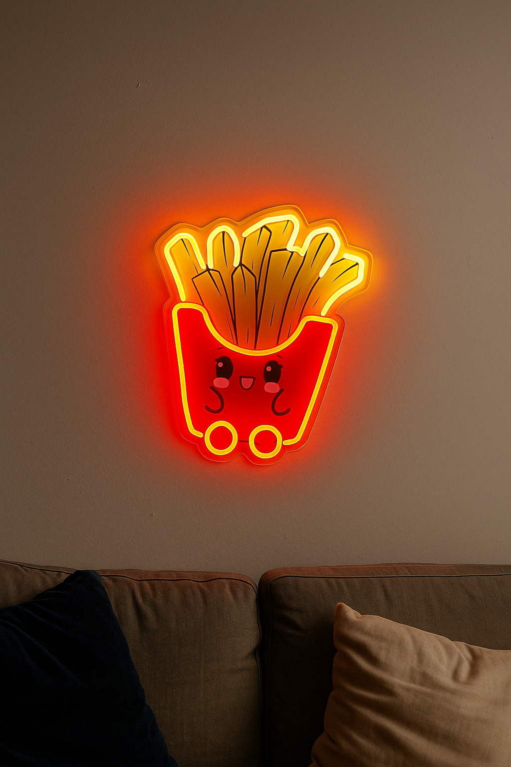 Patates Kızartması Neon Lamba | ByLamp