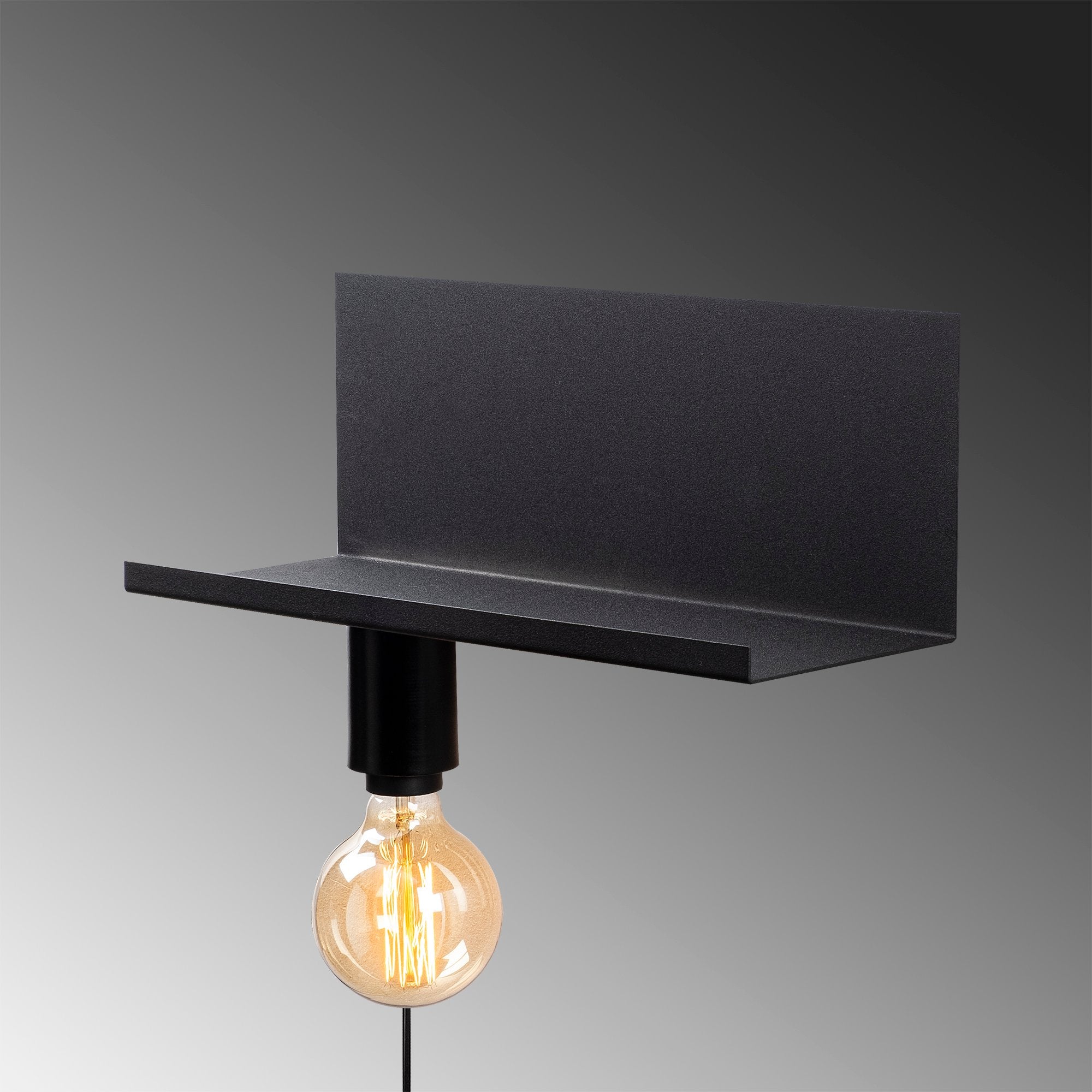 Rafaplik 40 501 Black Rustik Aplik Duvar Aydınlatma | ByLamp