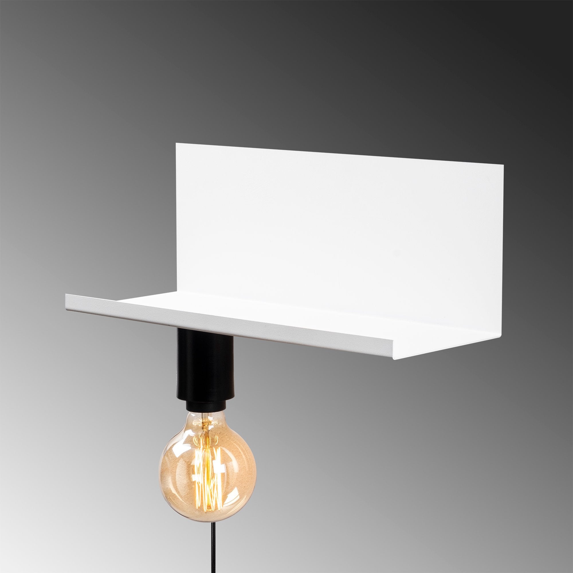 Rafaplik 40 501 White Black Rustik Aplik Duvar Aydınlatma | ByLamp