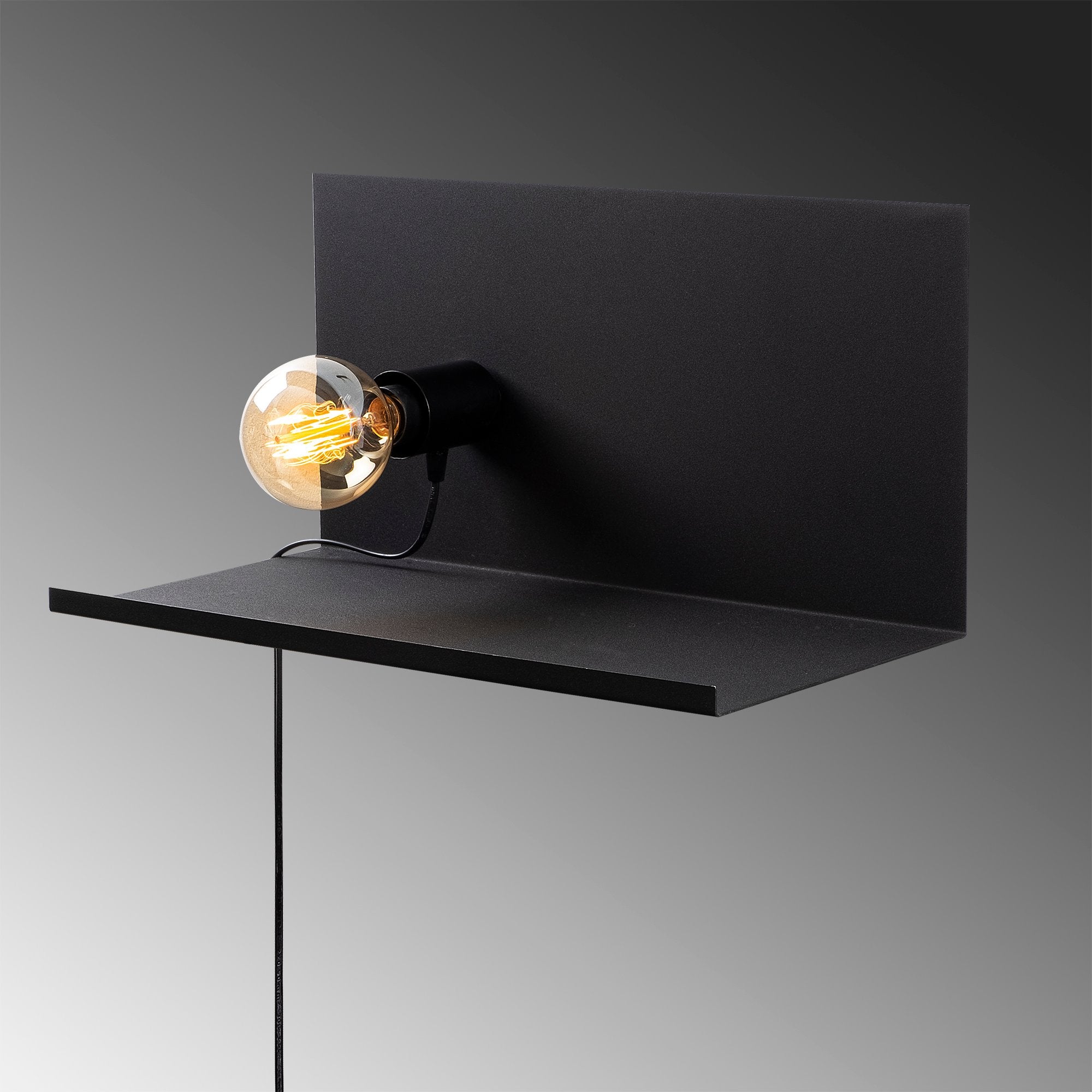 Rafaplik 50 500 Black Rustik Aplik Duvar Aydınlatma | ByLamp