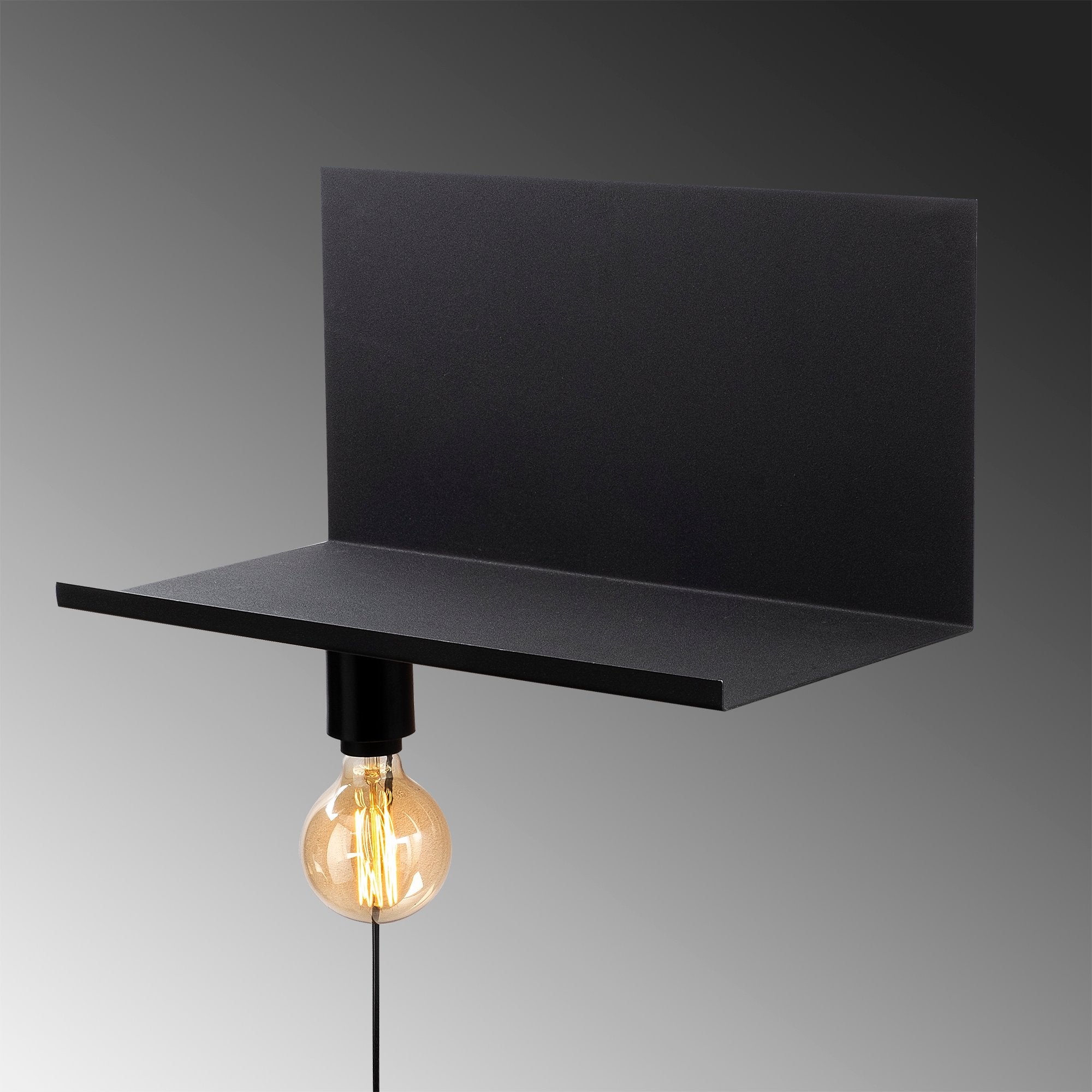 Rafaplik 50 500 Black Rustik Aplik Duvar Aydınlatma | ByLamp