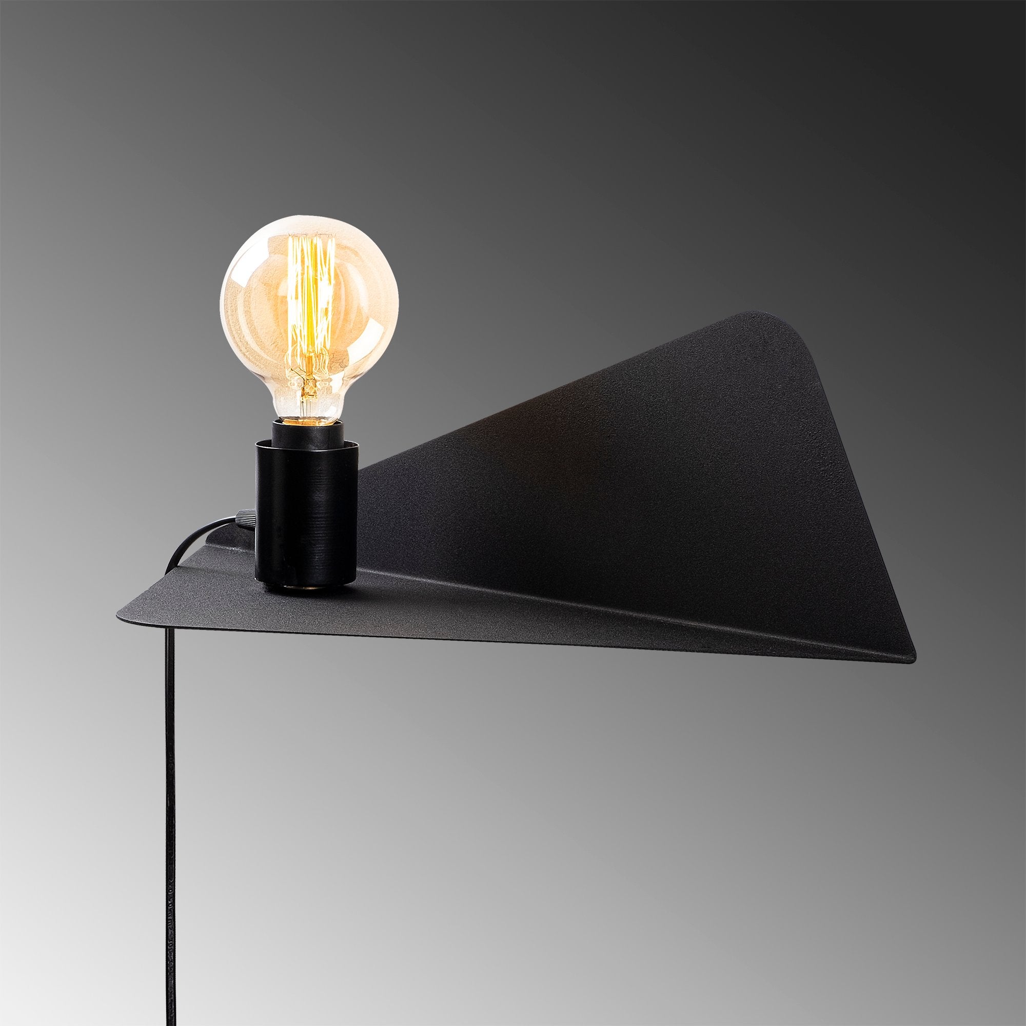 Rafaplik X 502 Black Rustik Aplik Duvar Aydınlatma | ByLamp