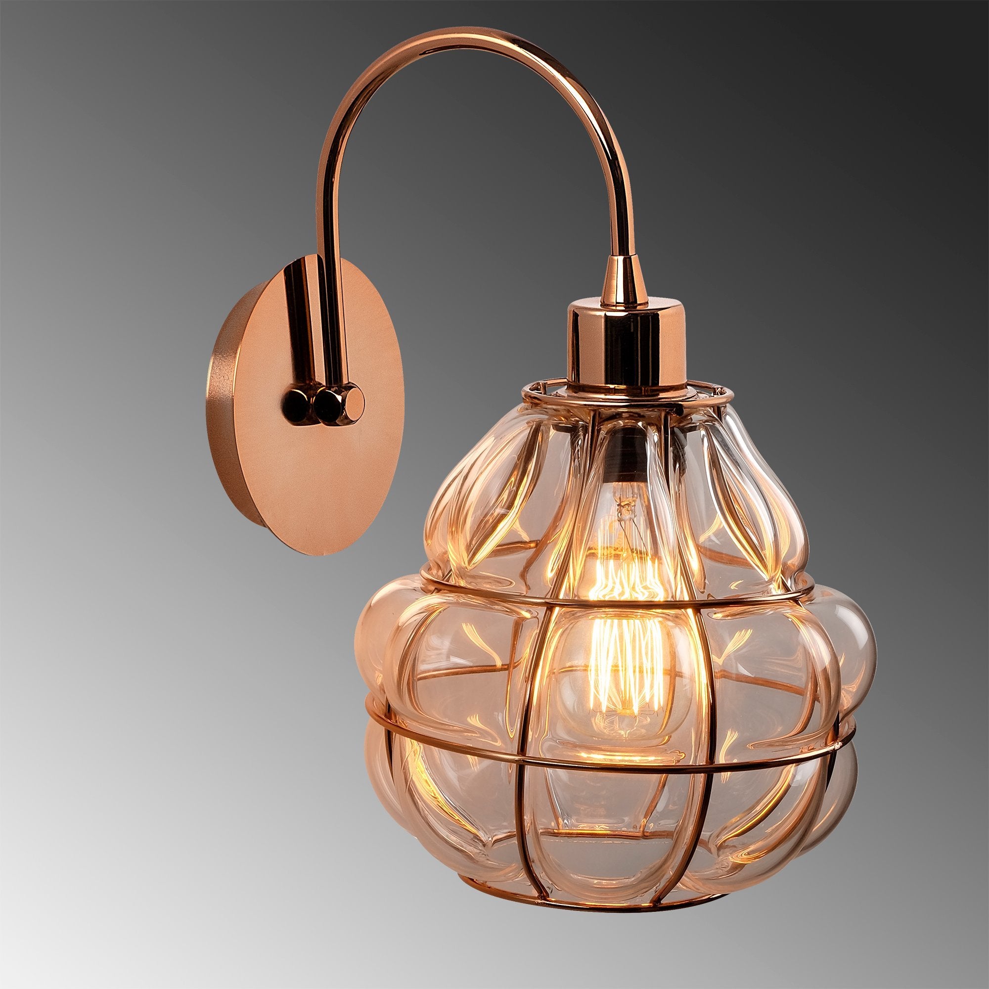 Safderun 405 Cam Aplik Duvar Aydınlatma | ByLamp