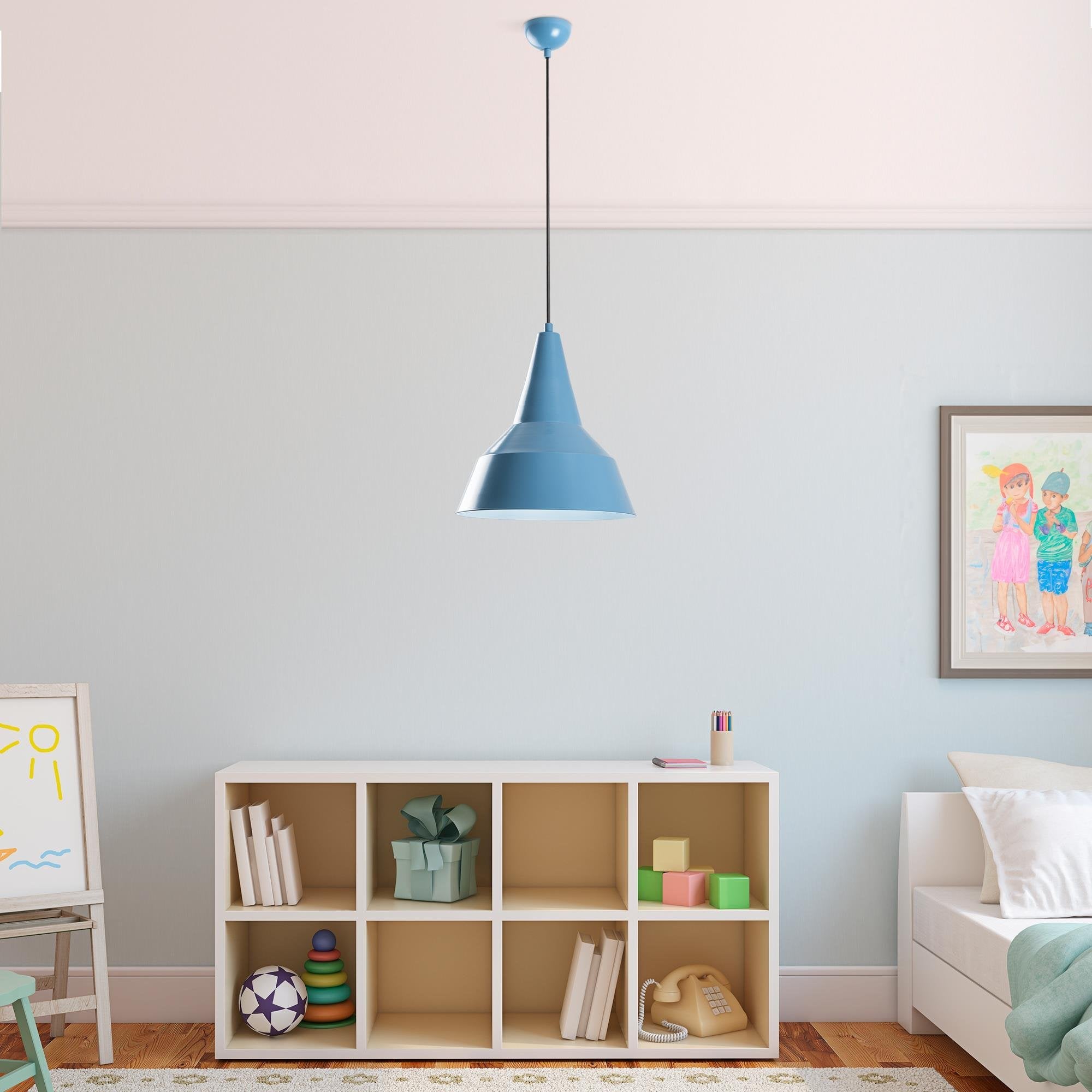 Sağlam 3728 Açık Mavi Sıvama Sarkıt Aydınlatma | ByLamp