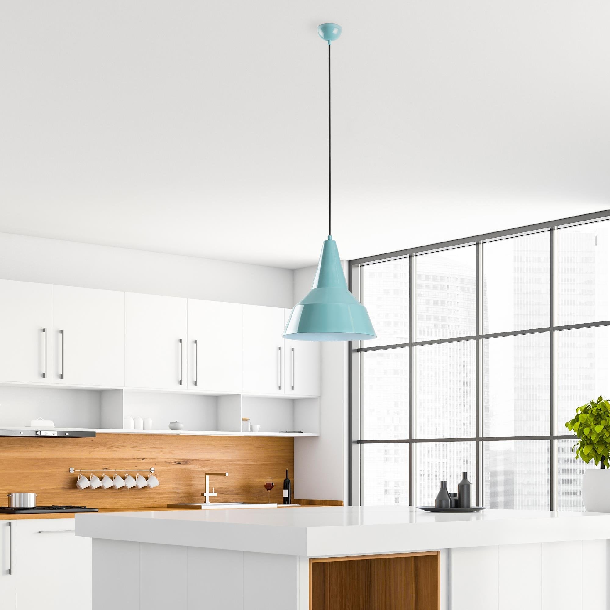 Sağlam 3728 Turkuaz Sıvama Sarkıt Aydınlatma | ByLamp