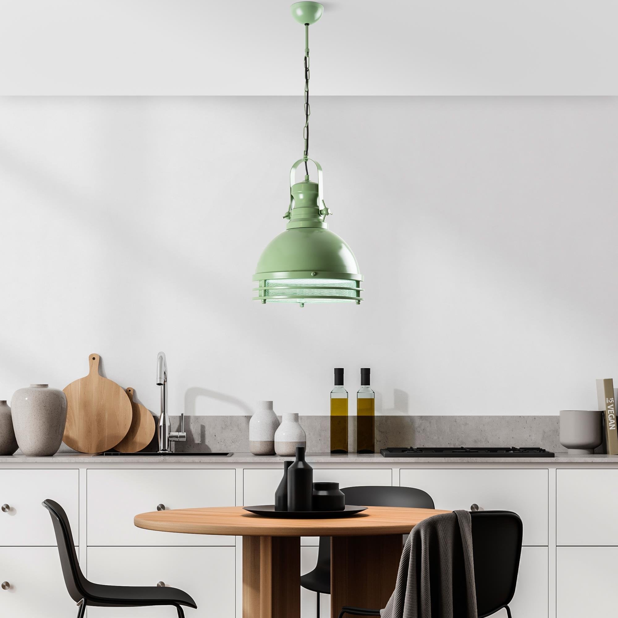 Sağlam 3762 Mint Yeşil Sıvama Sarkıt Aydınlatma | ByLamp