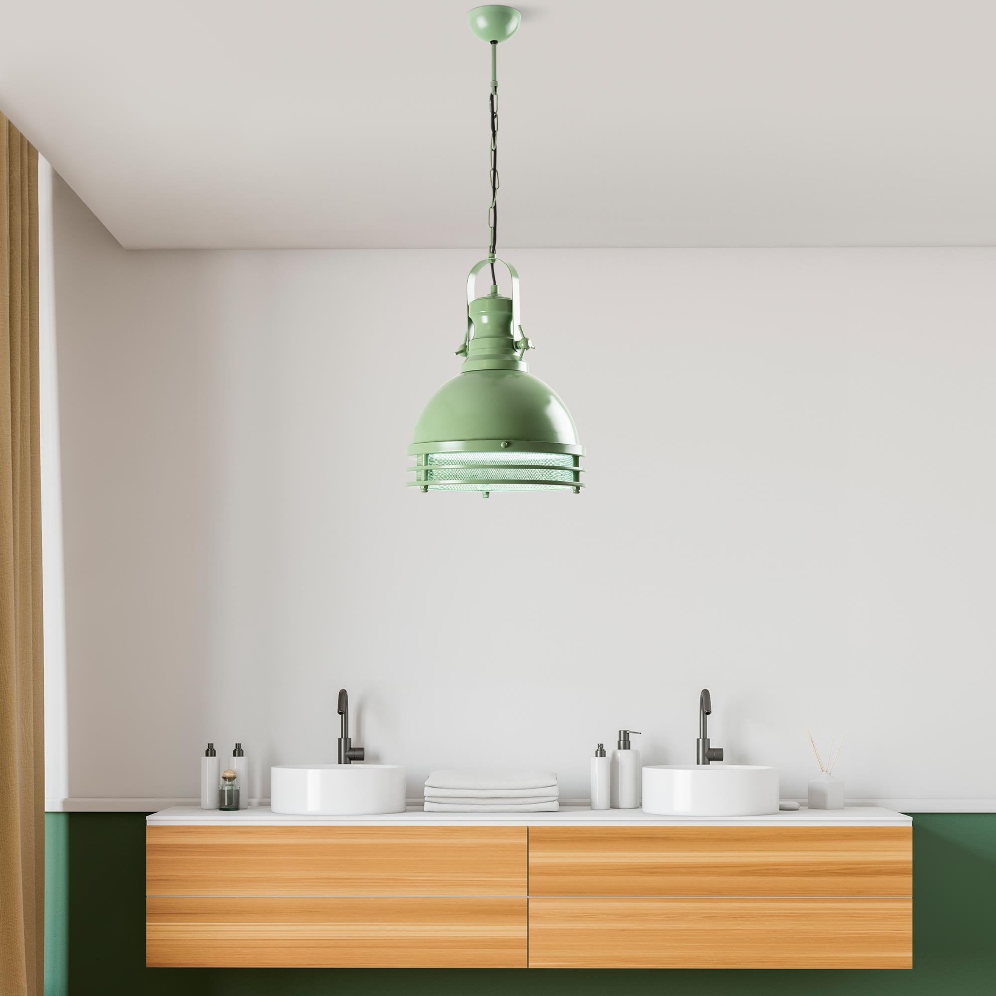 Sağlam 3762 Mint Yeşil Sıvama Sarkıt Aydınlatma | ByLamp