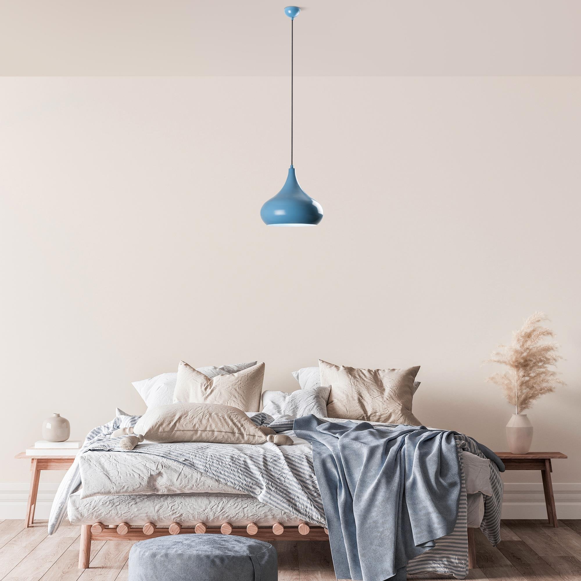 Sağlam 3774 Açık Mavi Sıvama Sarkıt Aydınlatma | ByLamp