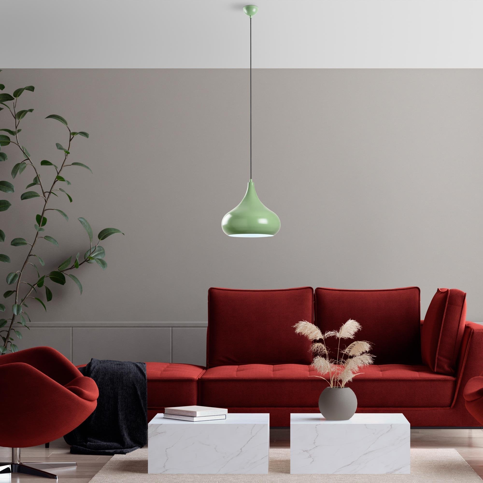 Sağlam 3774 Mint Yeşili Sıvama Sarkıt Aydınlatma | ByLamp