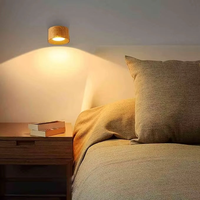 Multi-Colored Remote Control Rechargeable Wall Lamp LED Night Light, 360° Rotatable | ByLamp