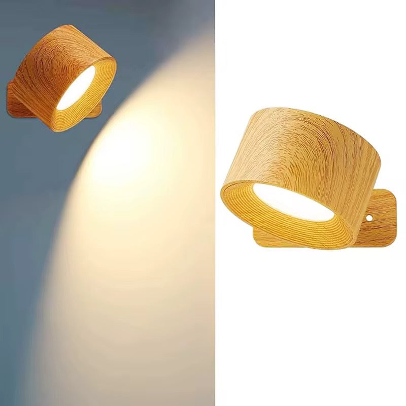 Multi-Colored Remote Control Rechargeable Wall Lamp LED Night Light, 360° Rotatable | ByLamp