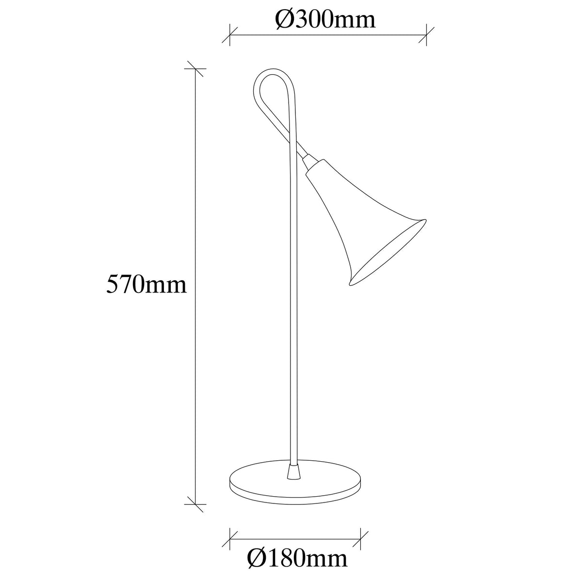 Delta 3071 Sıvama Masa Lambası Aydınlatma | ByLamp
