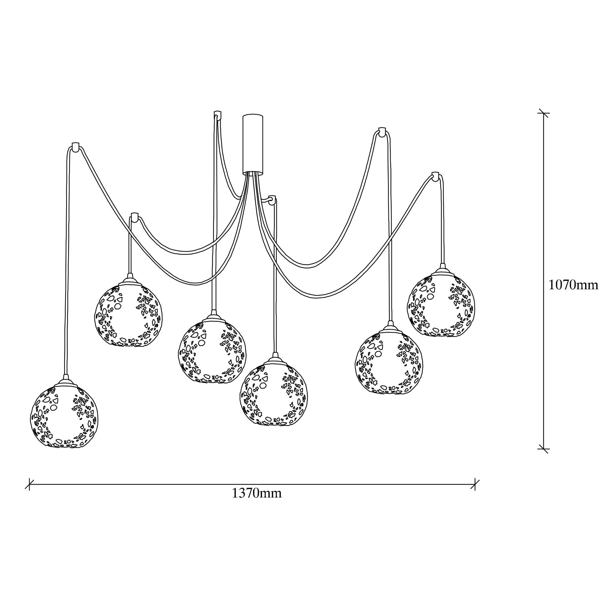 Selçuklu MR 899 Tel Sarkıt Aydınlatma | ByLamp