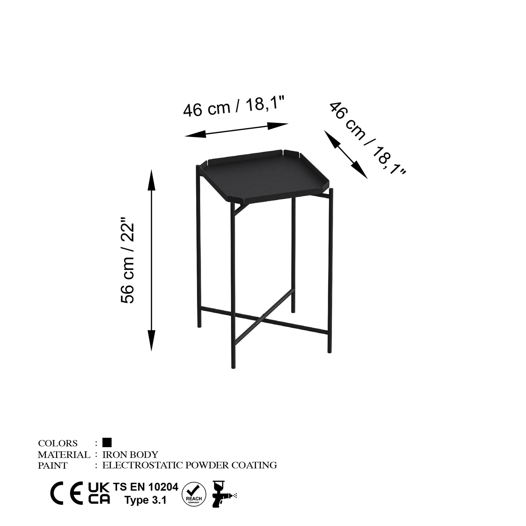 SHB-008 Dekoratif Metal Sehpa | ByLamp