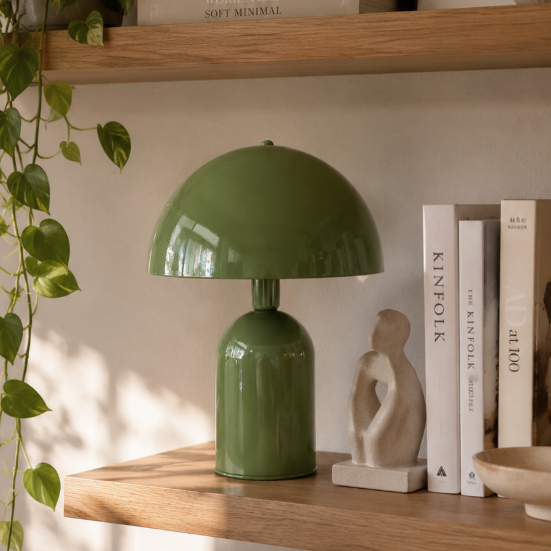 Soho Haki Yeşil Metal Masa Lambası | ByLamp