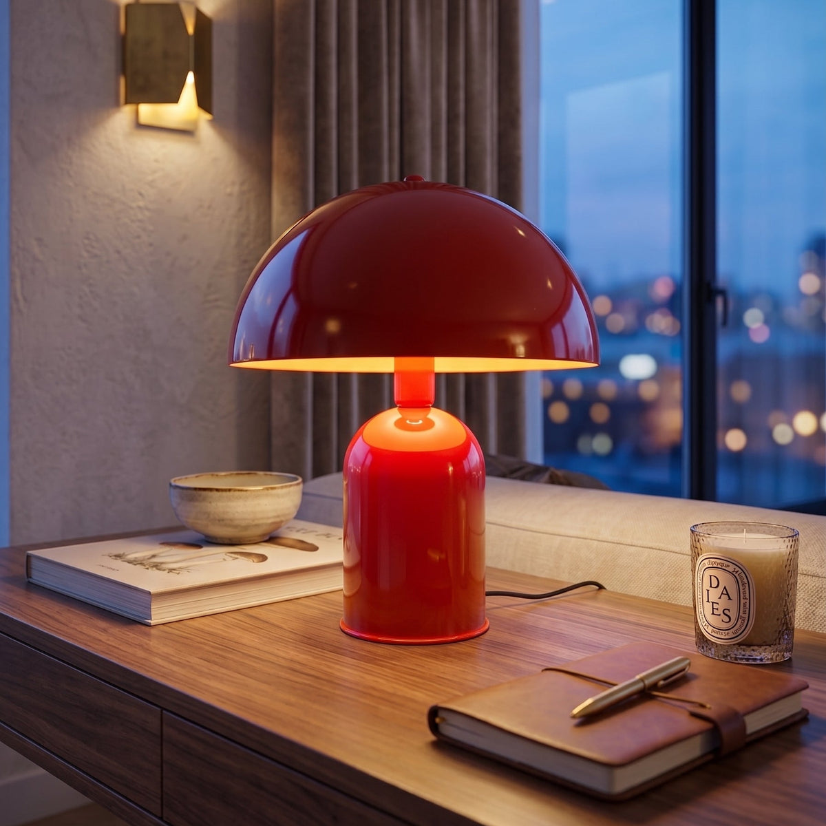 Soho Kırmızı Metal Masa Lambası | ByLamp