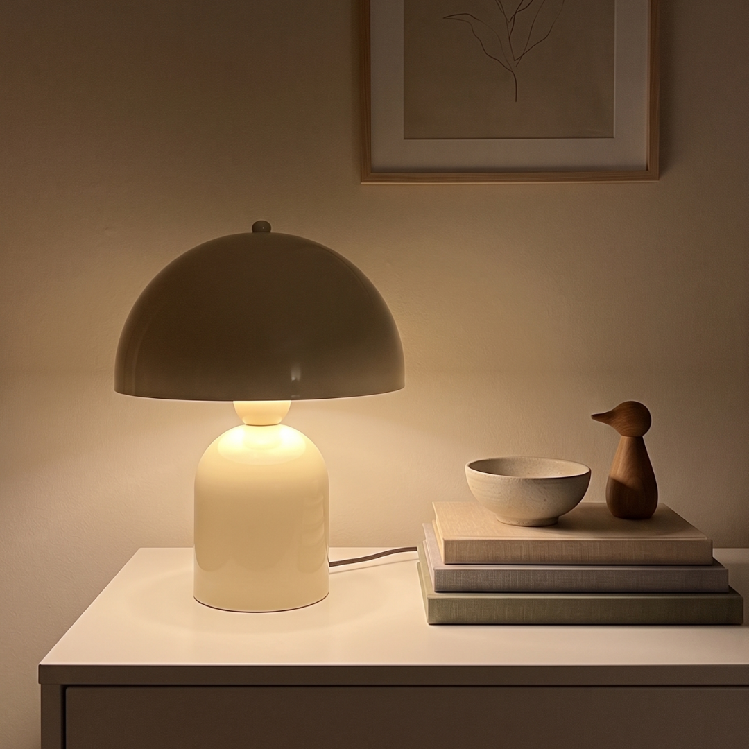 Soho Bej Metal Masa Lambası | ByLamp