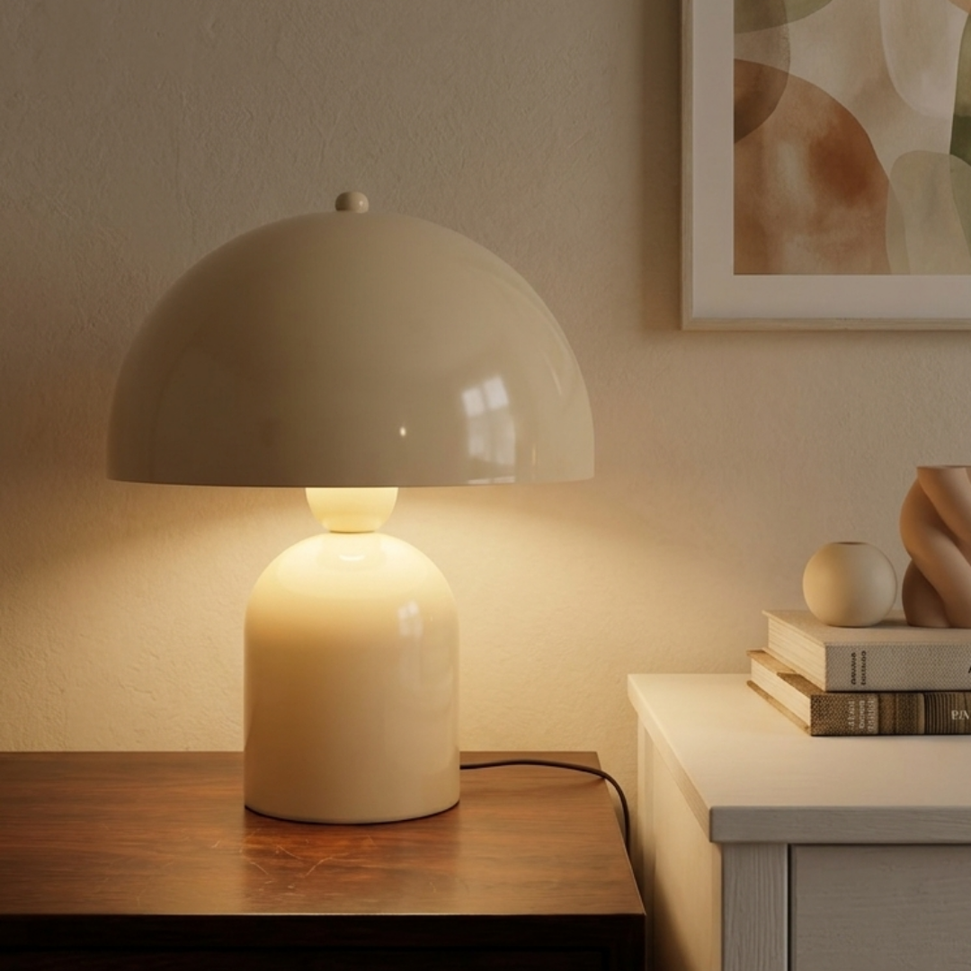 Soho Bej Metal Masa Lambası | ByLamp