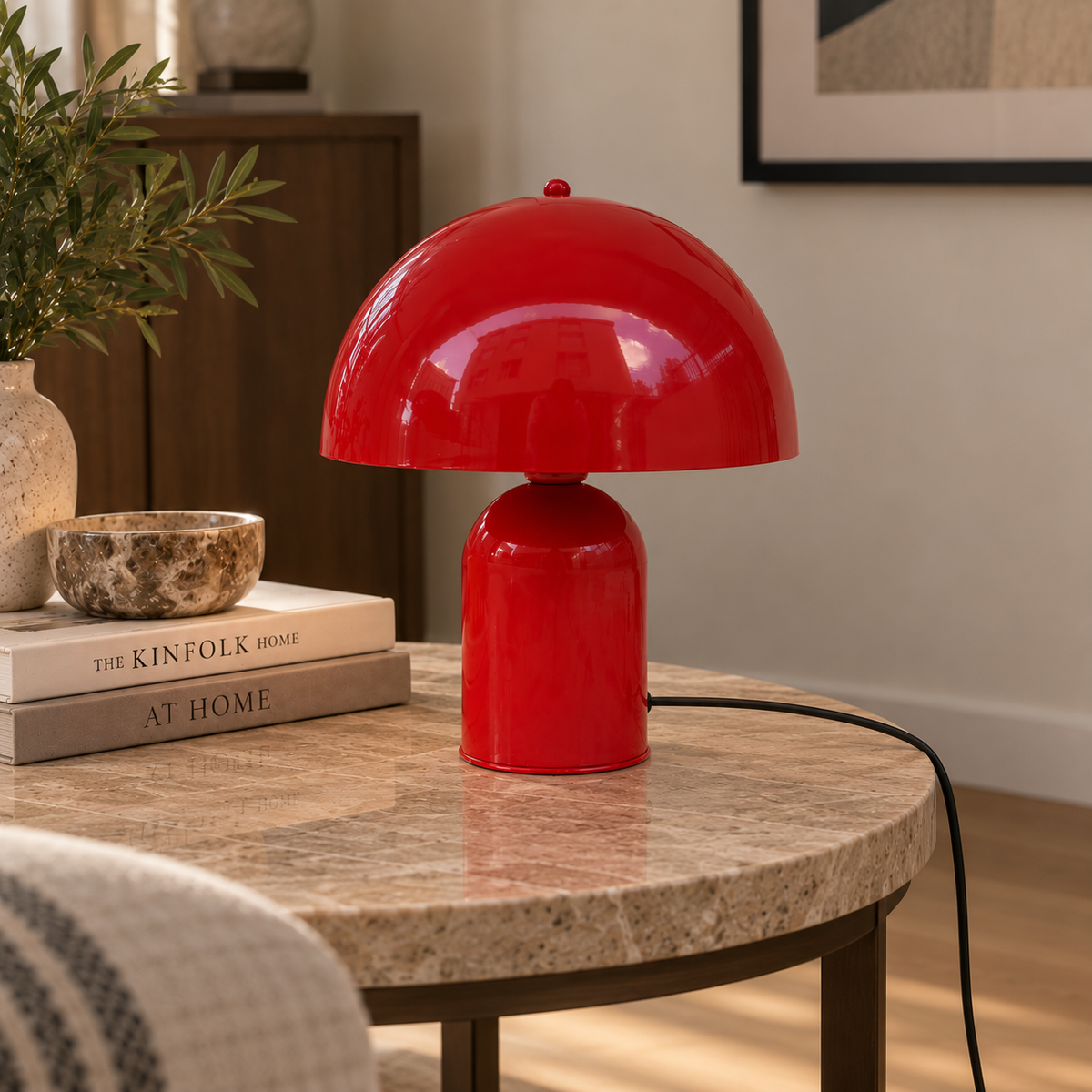 Soho Kırmızı Metal Masa Lambası | ByLamp