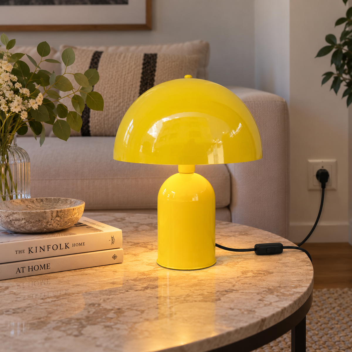 Soho Sarı Metal Masa Lambası | ByLamp