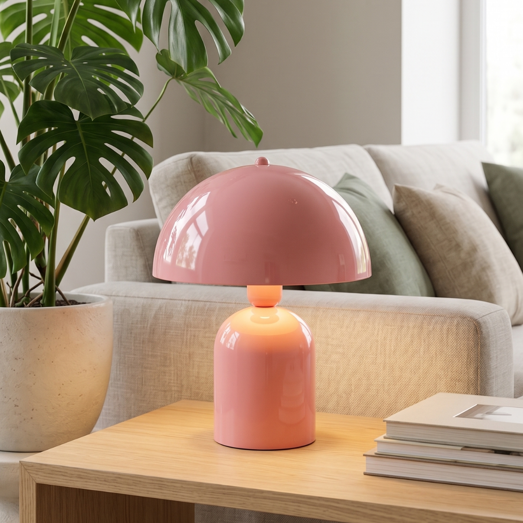 Soho Soft Pembe Metal Masa Lambası | ByLamp