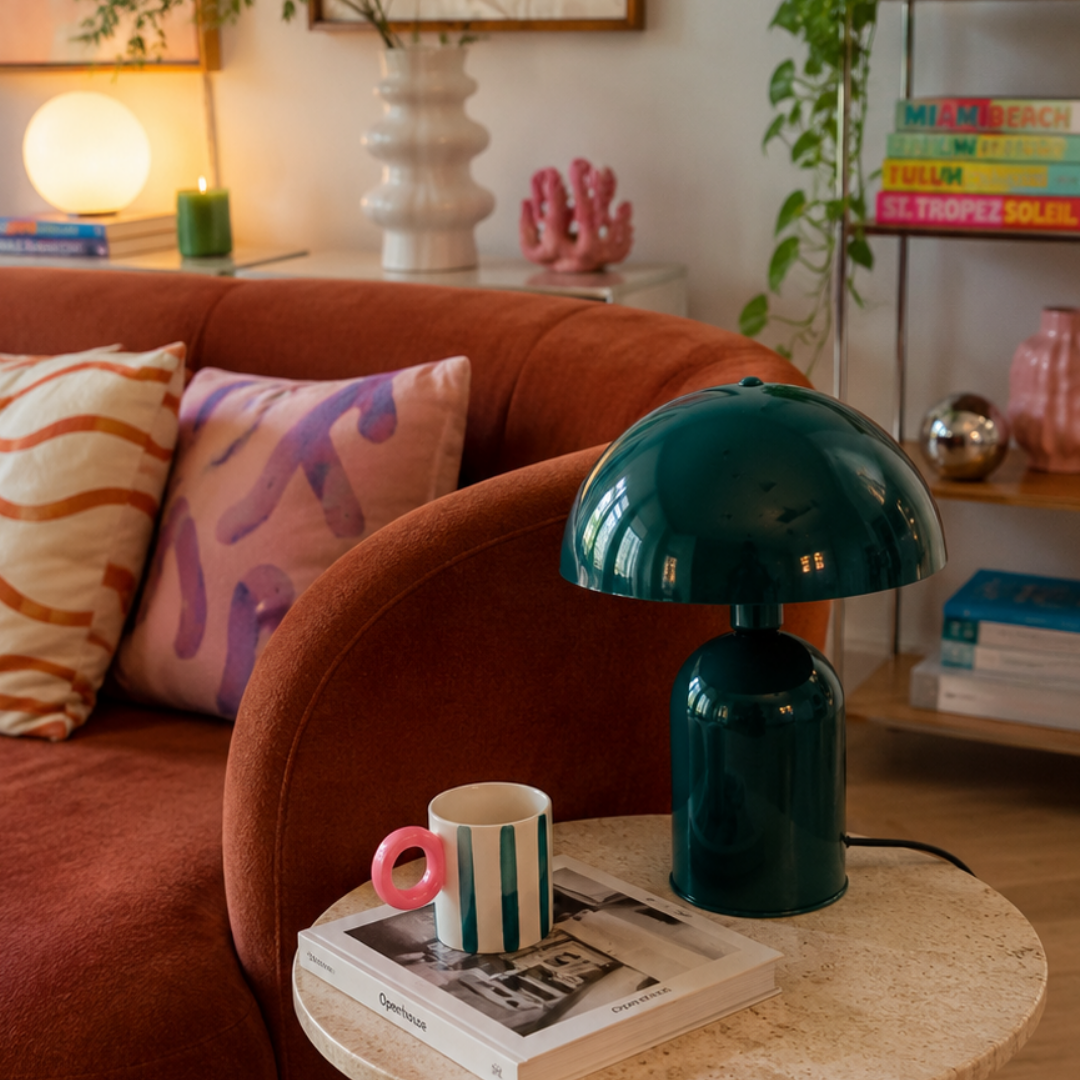 Soho Yarış Yeşili Metal Masa Lambası | ByLamp
