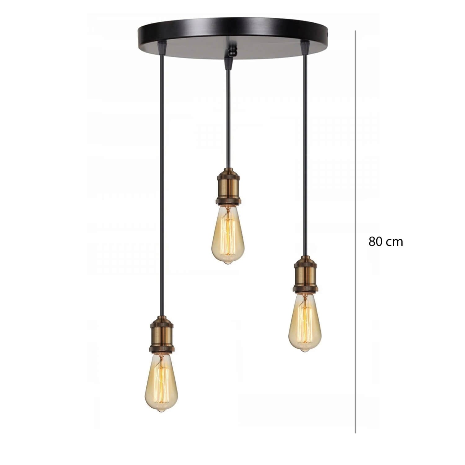 Sveto 3 Rustic Pendant Lighting | ByLamp