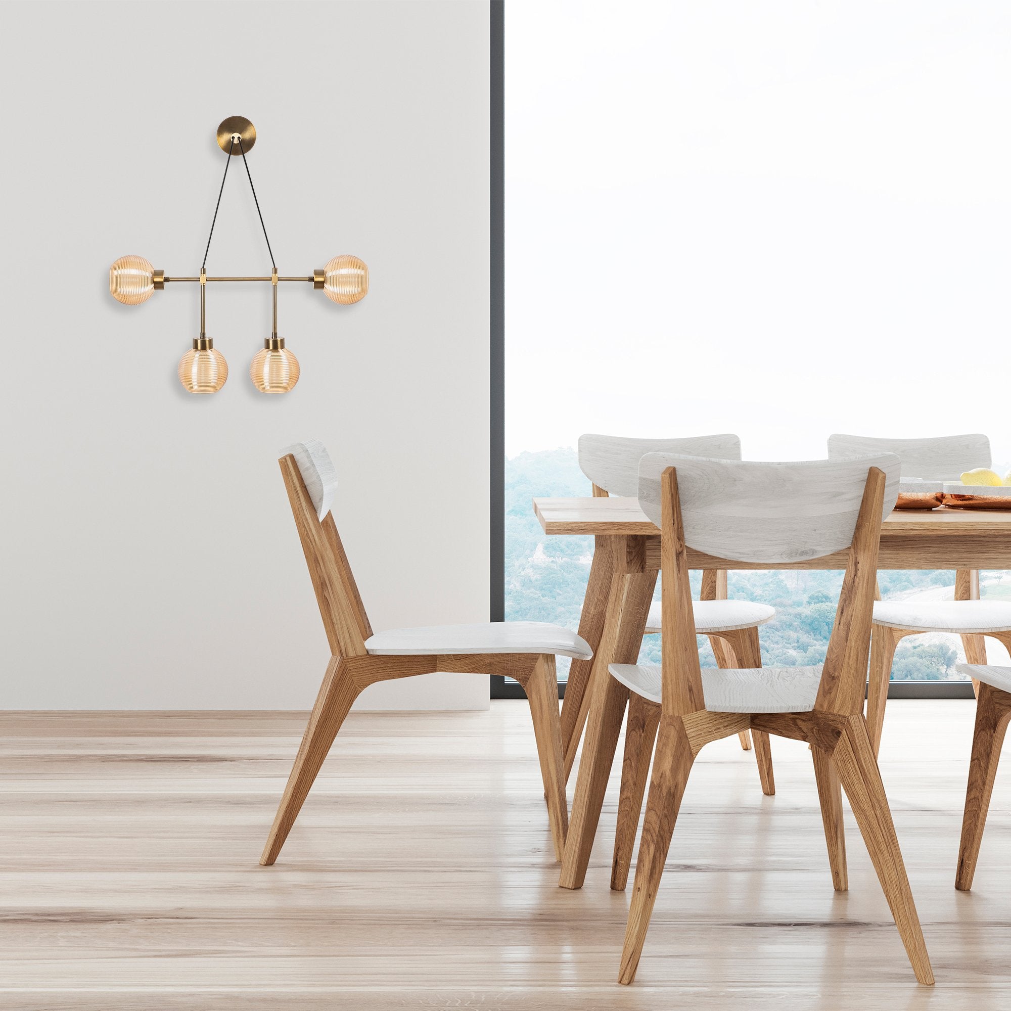 Swing NUW 3221 Cam Aplik Duvar Aydınlatma | ByLamp