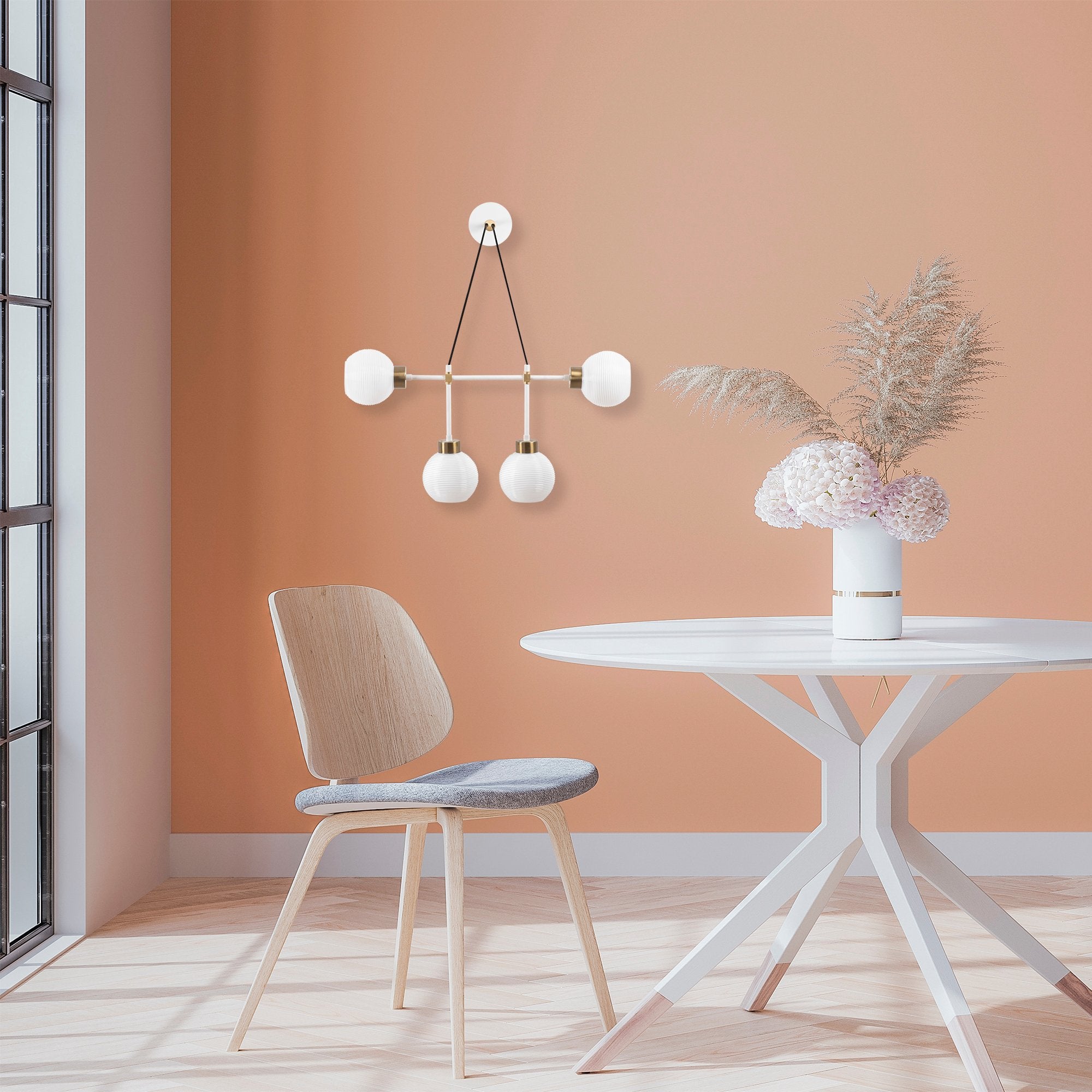 Swing NUW 3223 Cam Aplik Duvar Aydınlatma | ByLamp