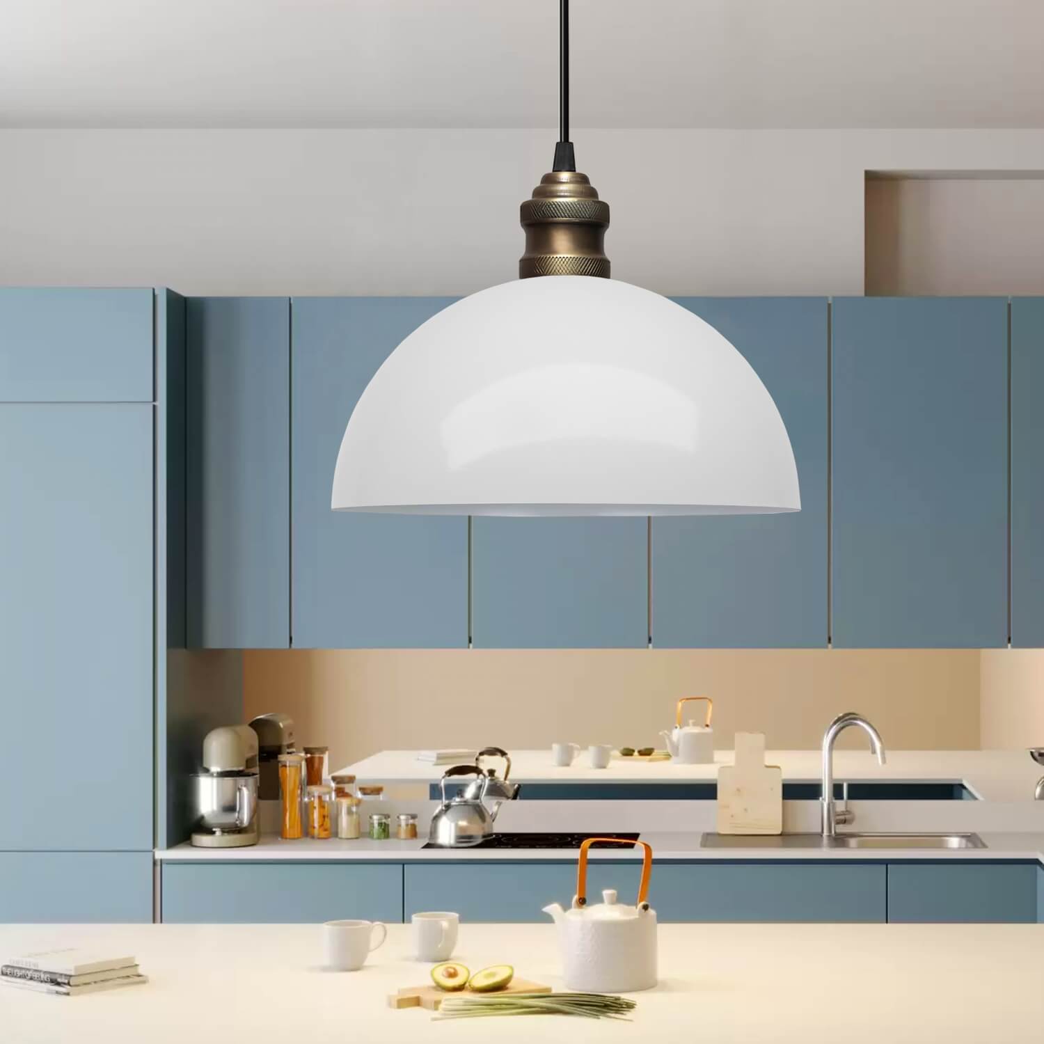 Swiss Beyaz Metal Sarkıt | ByLamp