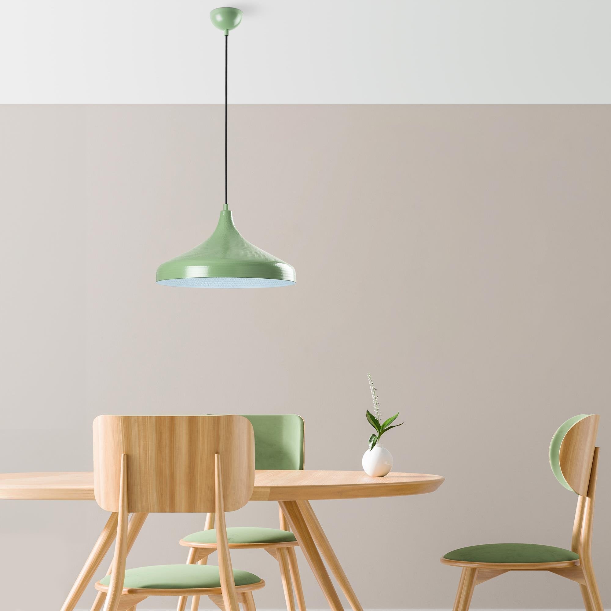 Tattoo D Nus 2641 Mint Yeşili Sıvama Sarkıt Aydınlatma | ByLamp